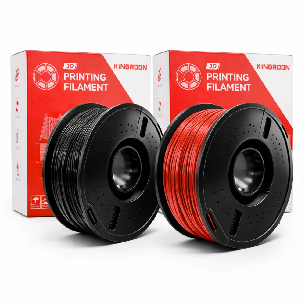 Kingroon PETG sada Black/Red | 1,75 mm | 2 kg