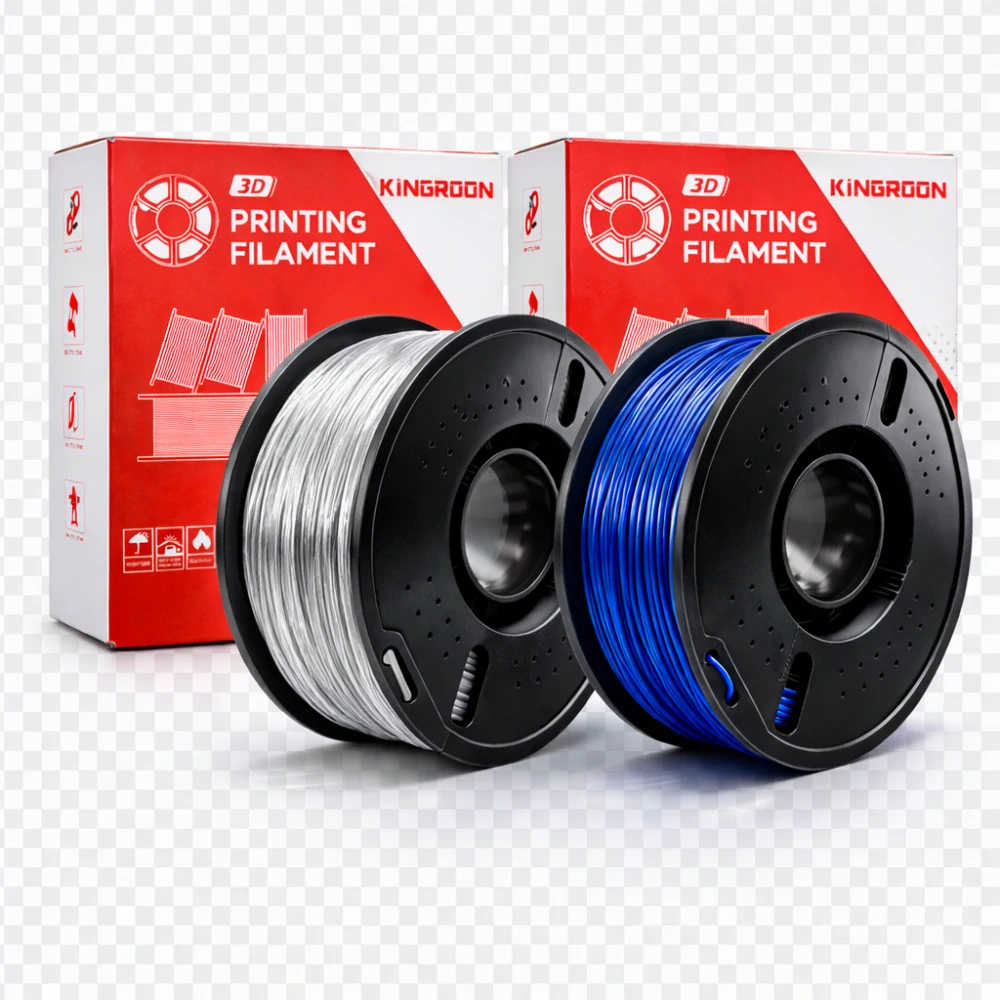 Kingroon PETG filament sada Transparent/Blue | 1,75 mm | 2 kg