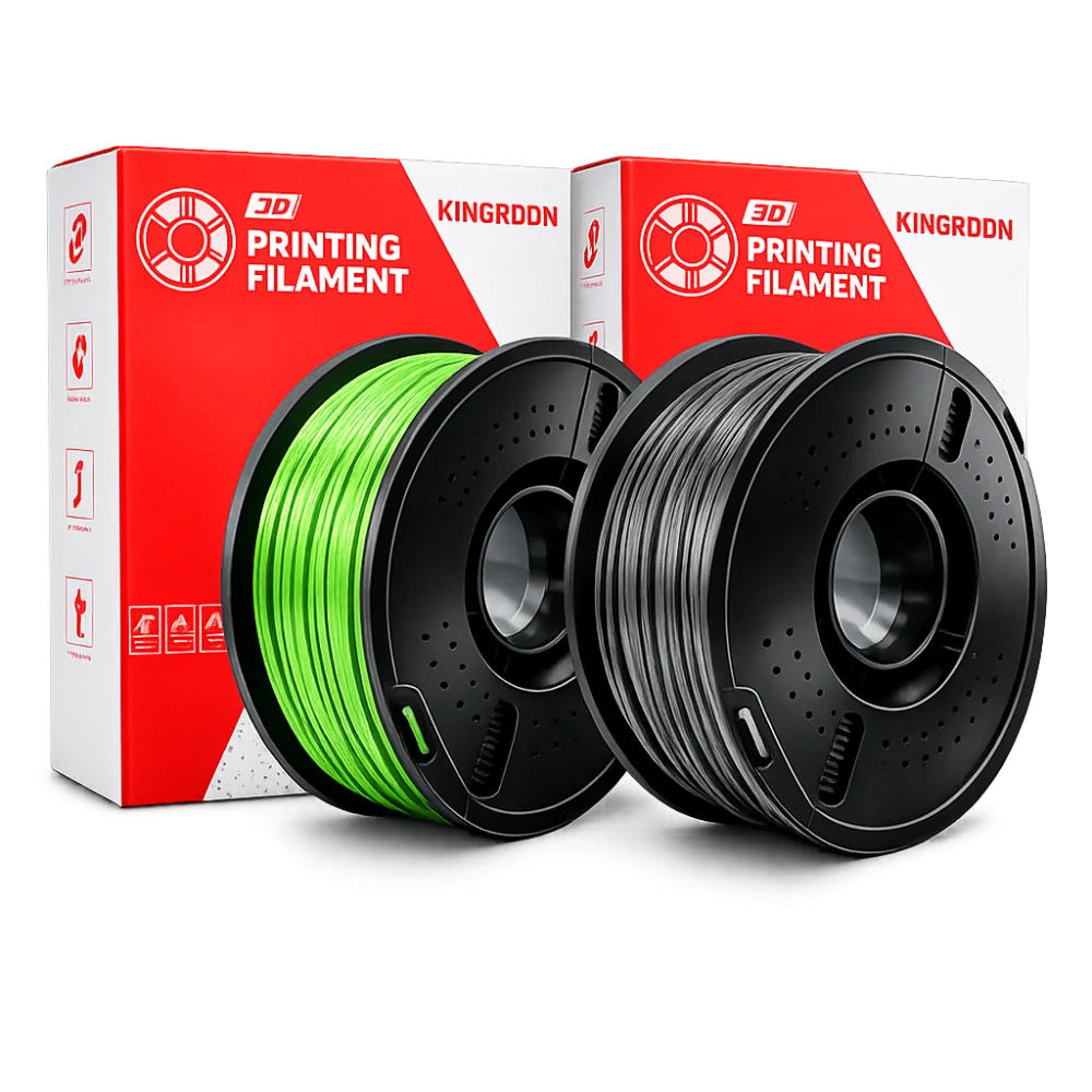Kingroon PETG filament sada Green/Gray | 1,75 mm | 2 kg