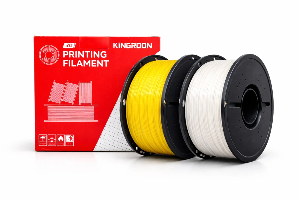 Kingroon PLA filament Yellow/White | 1,75 mm | 2 kg