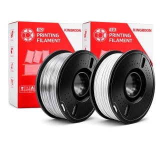Kingroon PETG filament sada Transparent/White | 1,75 mm | 2 kg