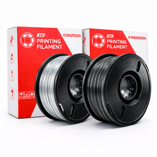 Kingroon PETG filament sada Metal silver/Gray | 1,75 mm | 2 kg