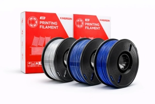 Kingroon PETG filament sada Transparent/Transparent blue/Blue | 1,75 mm | 3 kg