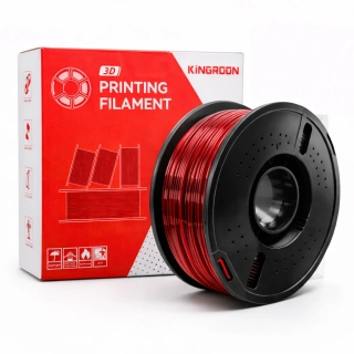 Kingroon PETG filament transparent red | 1,75 mm | 1 kg